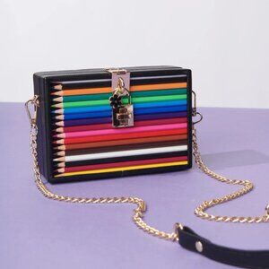 Novelty Colored Pencil Handbag / Clutch